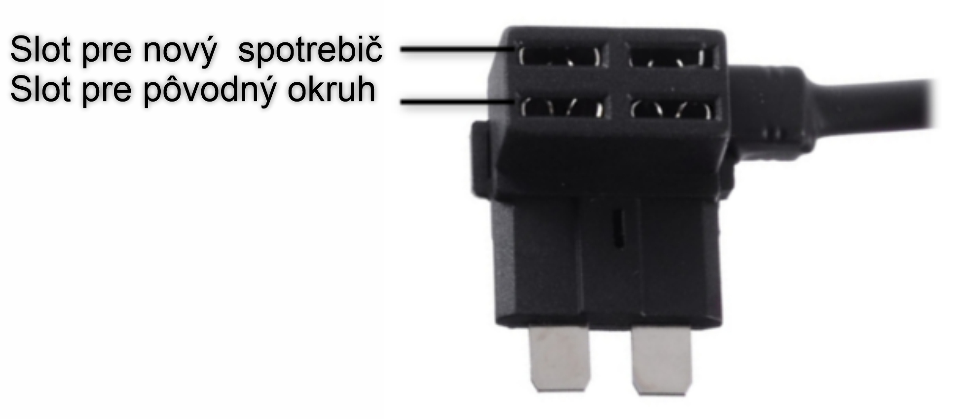 Zapojení pojistkového rozbočovače pro palubní kamery a mobily - evtech.cz